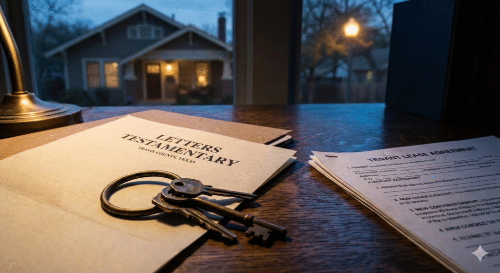 How to Handle Tenants in an Inherited Property in Austin Texas - You must honor existing lease agreements under Texas law. Travis County probate determines when you can legally collect rent. Evicting tenants in Austin costs $2,500-$5,000 and takes months. Selling as-is eliminates all tenant management burden while providing multiple offers within 24 hours.