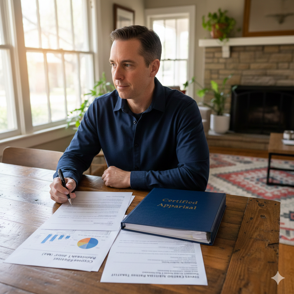 How to Determine the Fair Market Value of an Inherited Property in Austin, Texas. A person in Austin determines the fair market value of an inherited property by comparing appraisal, CMA, and TCAD documents.